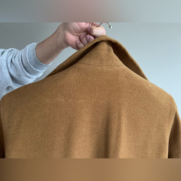 Y's Yohji Yamamoto 100% Laine Wool Long Trench Coat (Vtg) - Picture 12 of 17